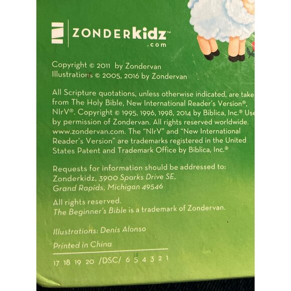 The Beginners Bible My First Book Of Prayers Hardcover Childrens Book - Picture 4 of 14